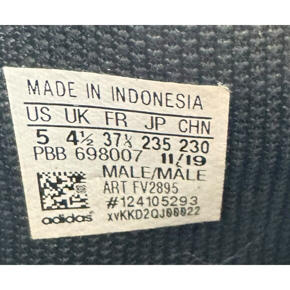 Adidas Black Pink 3 Stripe Goletto VII FG Lace Up Rubber Soccer Cleats Men's 5 - Picture 4 of 5